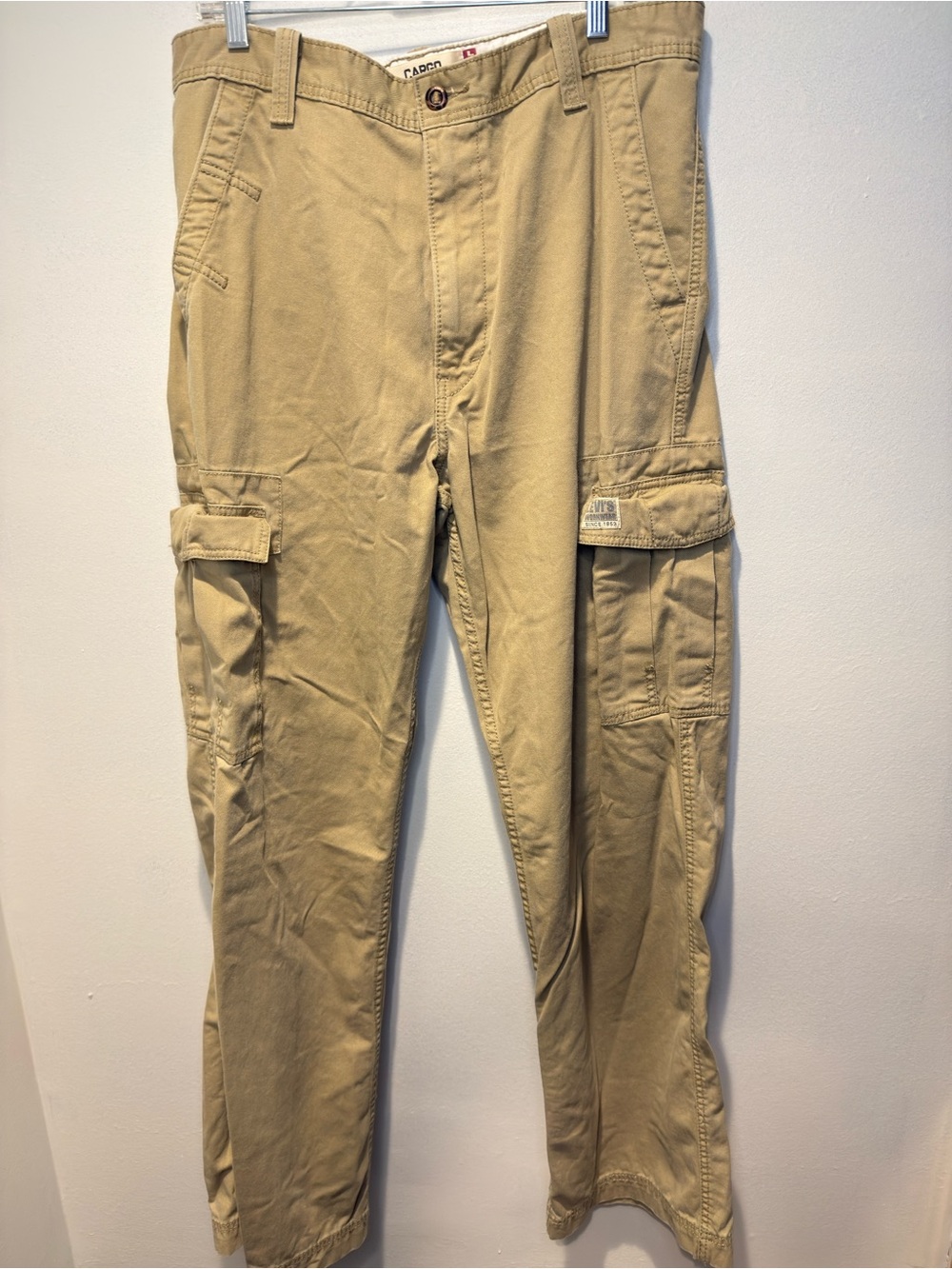 Levi’s Cargo Loose Straight Tan Y2K Baggy Cargo Pants 34x34